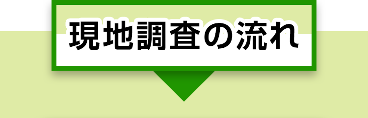 現地調査の流れ